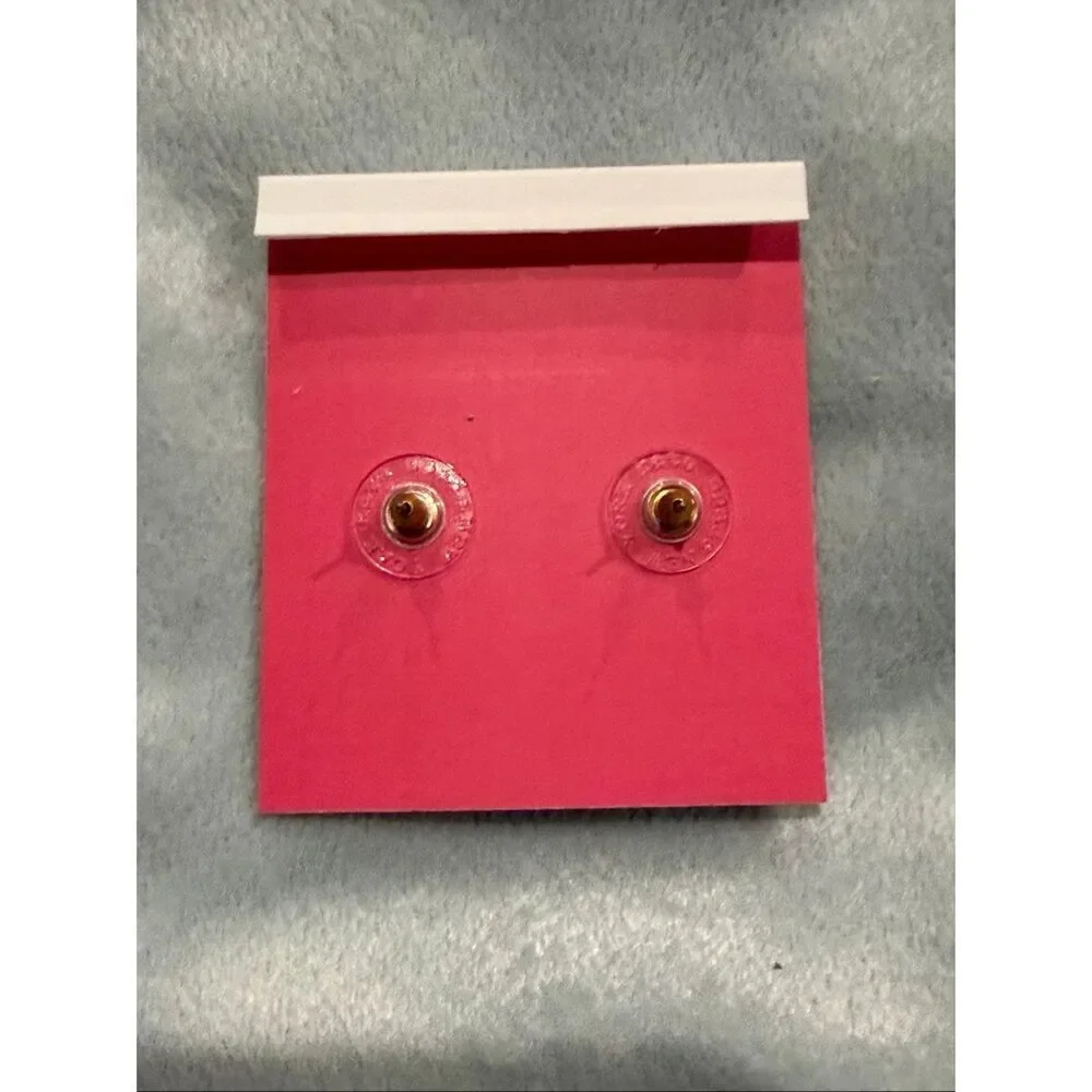 Kate Spade NEW Oh what Fun Spade Teddy Bear stud earrings